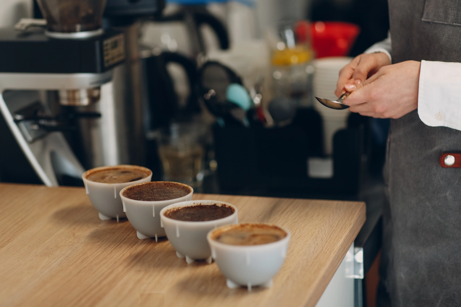 cupping c&agrave; ph&ecirc; đặc sản